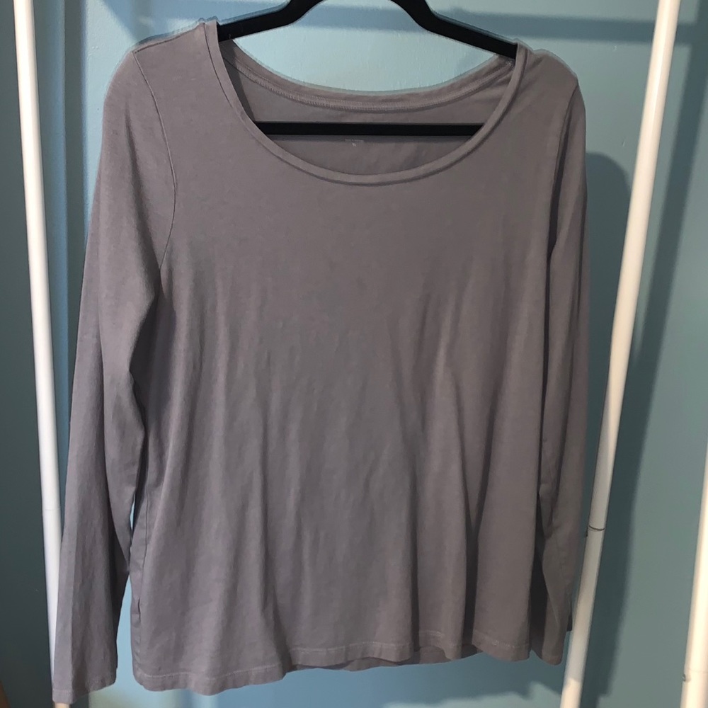 Long Sleeve Grey T-Shirt
